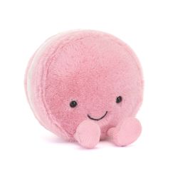 Jordbær Macaron - Amuseables bamse 12 cm