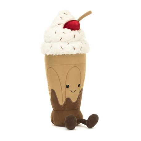 Chokolade Milkshake - Amuseables bamse 27 cm