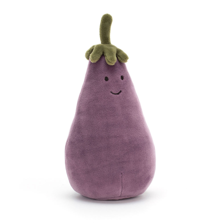 Aubergine - Stor bamse 40 cm