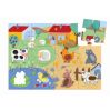 Djeco følepuslespil - Bondegården - 12+8 brikker