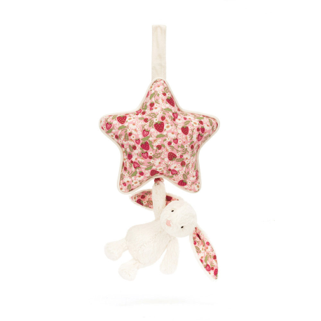 Strawberry kanin - Bashful blød spilledåse 30 cm