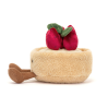 Tarte Aux Fraises kage - Amuseables bamse 11 cm