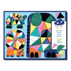 Afrika - Dekorer med mosaik (4-7 år)