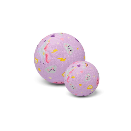 Lilla bold med enhjørninger - Stor 18 cm
