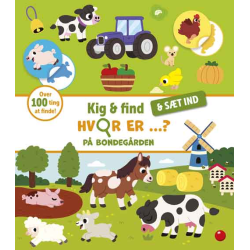 Hvor er bondegården? - Aktivitetshæfte med stickers