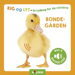Bondegården - Pap lydbog med 6 lyde