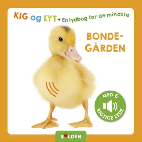 Bondegården - Pap lydbog med 6 lyde