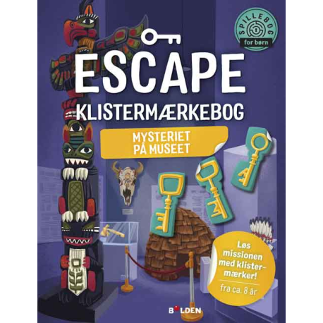 Mysteriet på museet - Aktivitetsbog med stickers (8-12 år)