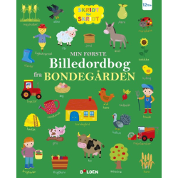 Min første billedordbog fra bondegården - Papbog