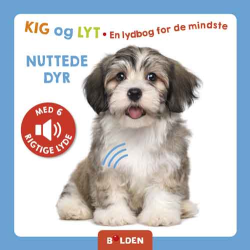Nuttede dyr - Papbog med 6 lyde