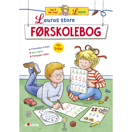 Lauras store førskolebog - Aktivitetsbog (3-6 år)