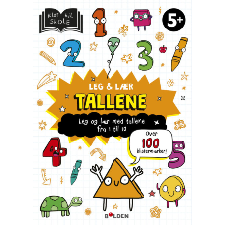 Leg og lær: Tallene - Aktivitetshæfte (Fra 5 år)