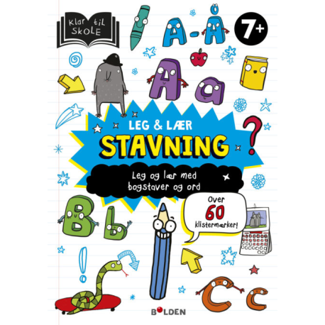 Leg og lær: Stavning - Aktivitetshæfte (Fra 7 år)