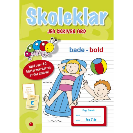 Skoleklar: Jeg skriver ord - Aktivitetshæfte (Fra 7 år)