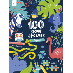 Dyrene: 100 sjove opgaver - Aktivitetsbog (4-5 år)