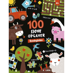 Bondegården: 100 sjove opgaver - Aktivitetsbog (4-5 år)