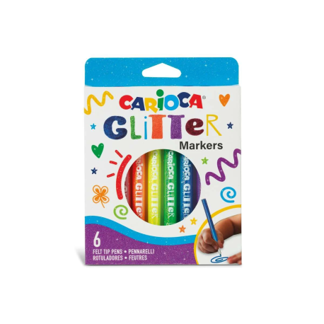 6 stk. Glimmer tuscher