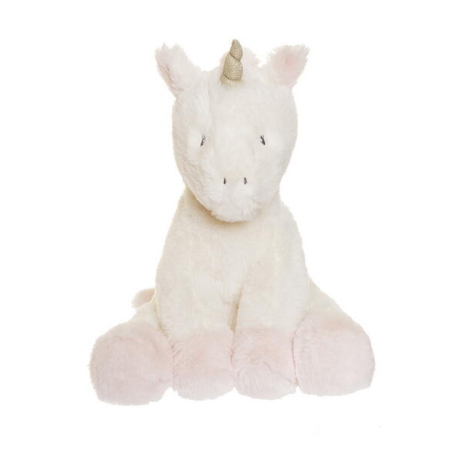 Rainbow enhjørning - Stor bamse 38 cm
