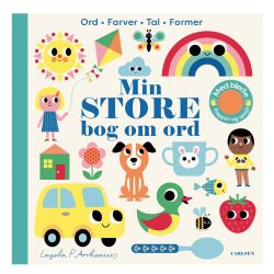 Min STORE bog om ord - Papbog med spejl & flapper
