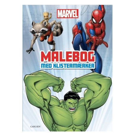 Marvel malebog med klistermærker