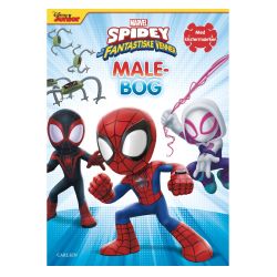 Mavel Spidey - Malebog med klistermærker