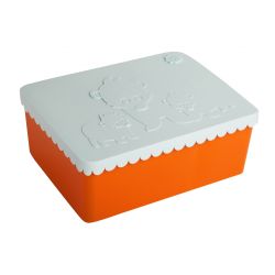 Bjørne - Lyseblå og orange madkasse