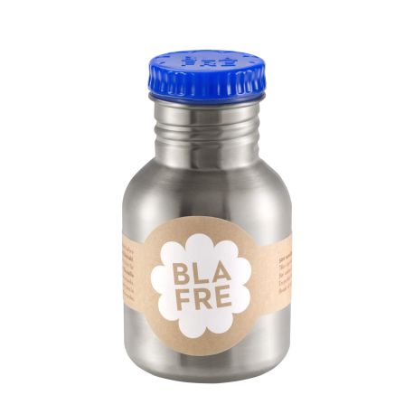 Blå drikkeflaske i stål (300 ml)
