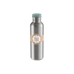 Blågrøn drikkeflaske i stål (750 ml)