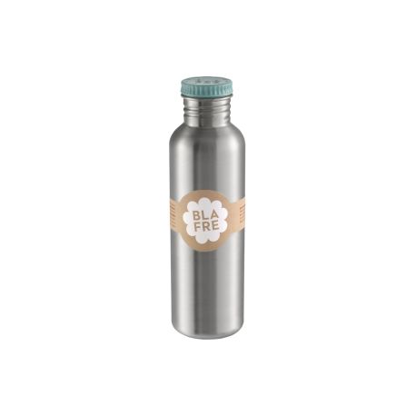 Blågrøn drikkeflaske i stål (750 ml)