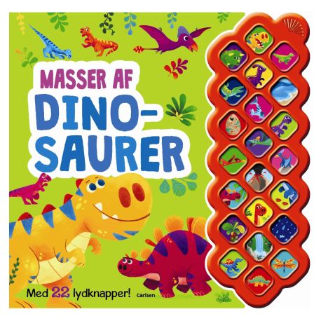 Masser af dinosaurer - Lydbog med 22 lyde