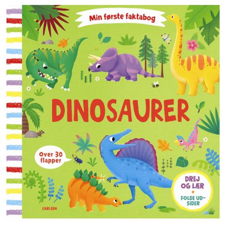 Dinosaurer - Min første faktabog med fold-ud sider