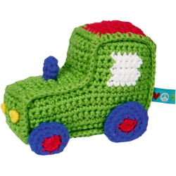 Hæklet traktor rangle