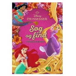 Disneyprinsesser - Søg & find bog med klistermærker