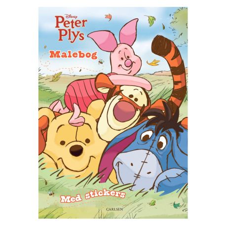 Peter Plys & hans venner - Malebog med klistermærker