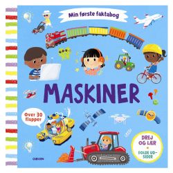 Min første faktabog: maskiner - Papbog med flapper