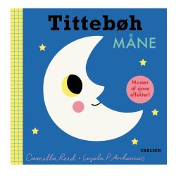 Tittebøh Måne - Træk & drej papbog