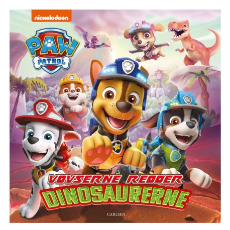 Paw Patrol: Vovserne redder dinosaurerne - Bog (3-7 år)