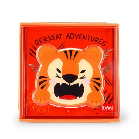 Cutie Cube Tiger – Stabelbar opbevaringsboks