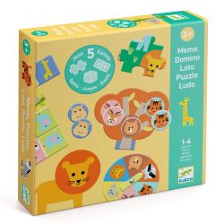 Savannen - 5 klassiske lærespil (3-5 år)