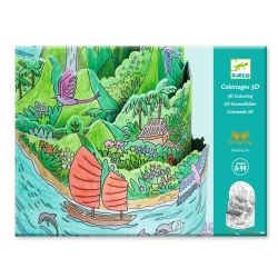 På toppen af øen - 3D farve & samle kreativt sæt (8-99 år)