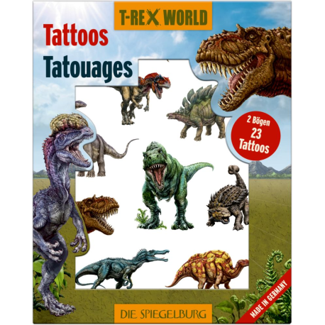 T-Rex tatoveringer - 23 forskellige