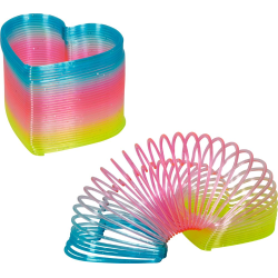 Regnbuefarvet hjerte spiral
