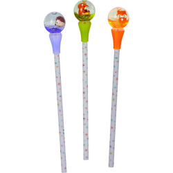 Blyant med snekugle - Assorterede dyr