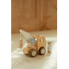 Kranbil med træfigur - Trælegetøj (18 mdr. - 5 år)