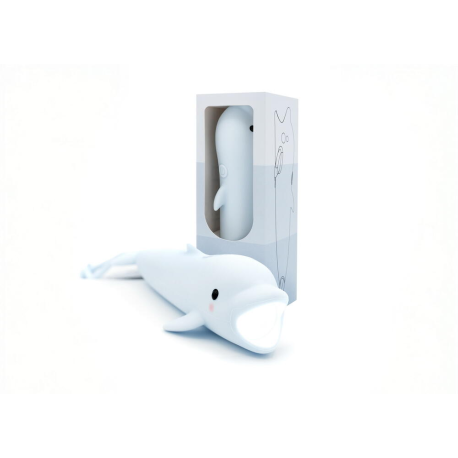 Delfin silikone lommelygte