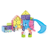 Kæledyrs legehus med dyr & figur - Byggemagneter 50 stk.