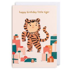 Happy Birthday Little Tiger - Kort & kuvert
