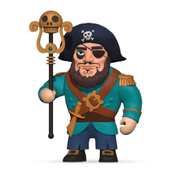 Ze Piratous - Arty Toys piratfigur