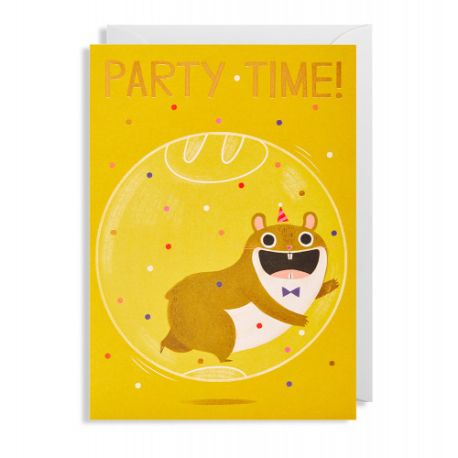 Party Time - Kort & kuvert
