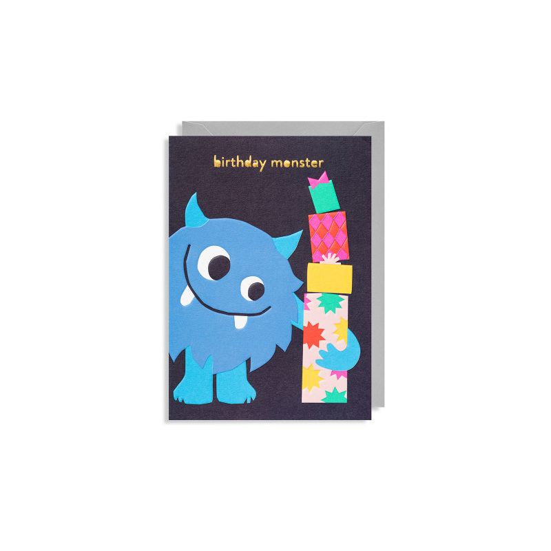 Birthday Monster - Kort & kuvert